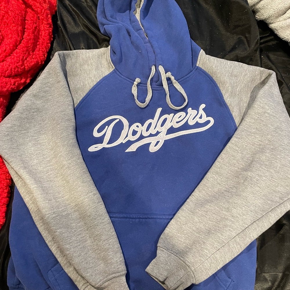 Dodgers Blue and Gray Hoodie